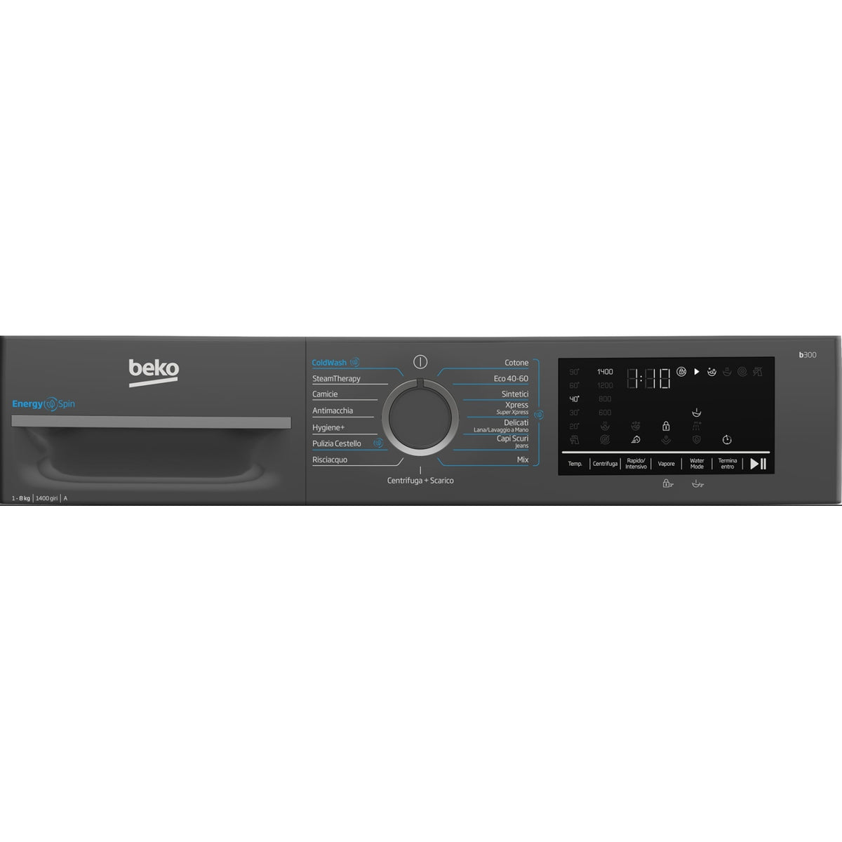 BEKO BMEUWU4841A LAVATRICE 8KG 1400 GIRI CLASSE A