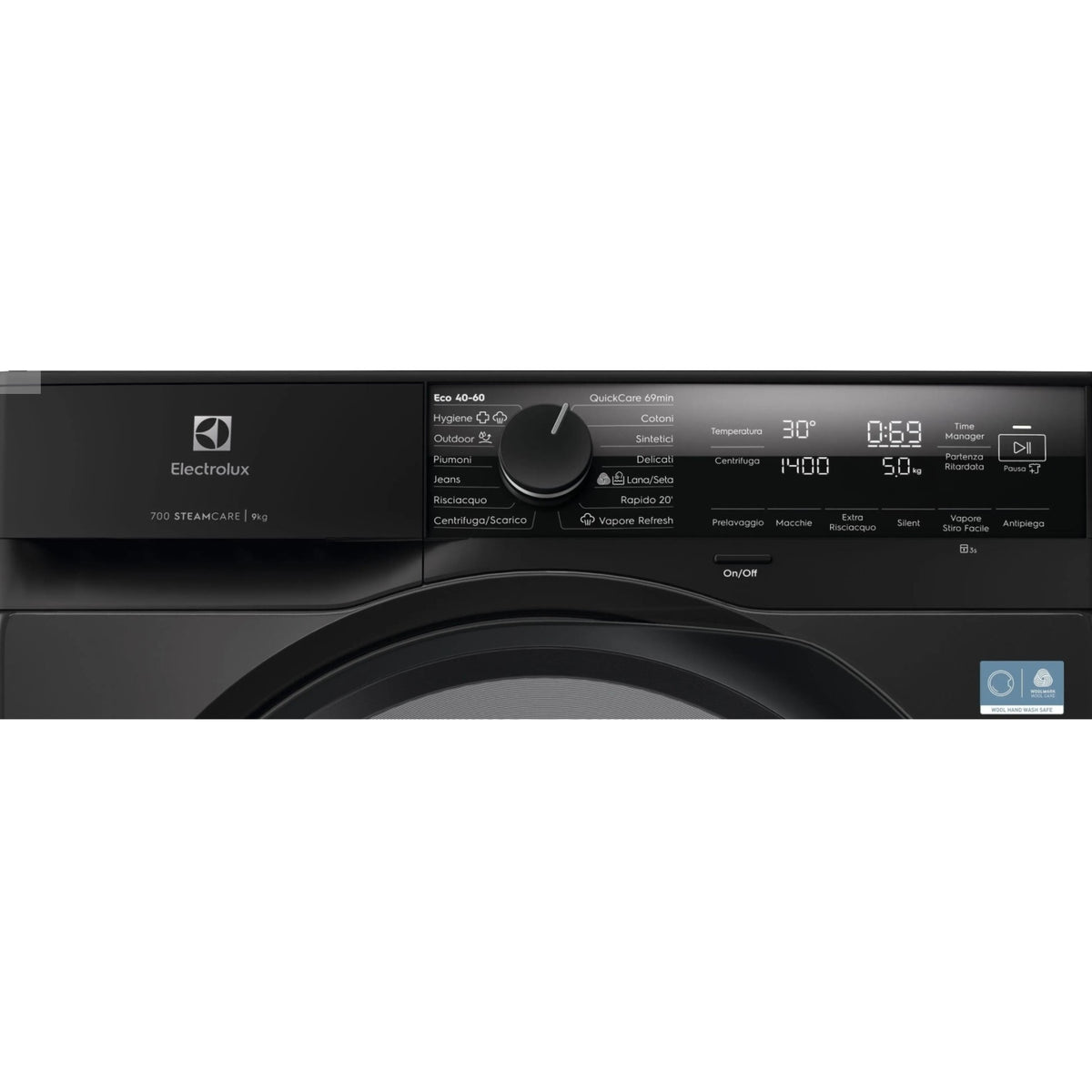 ELECTROLUX EW7F49DG LAVATRICE 9KG 1400 GIRI VAPORE CLASSE A