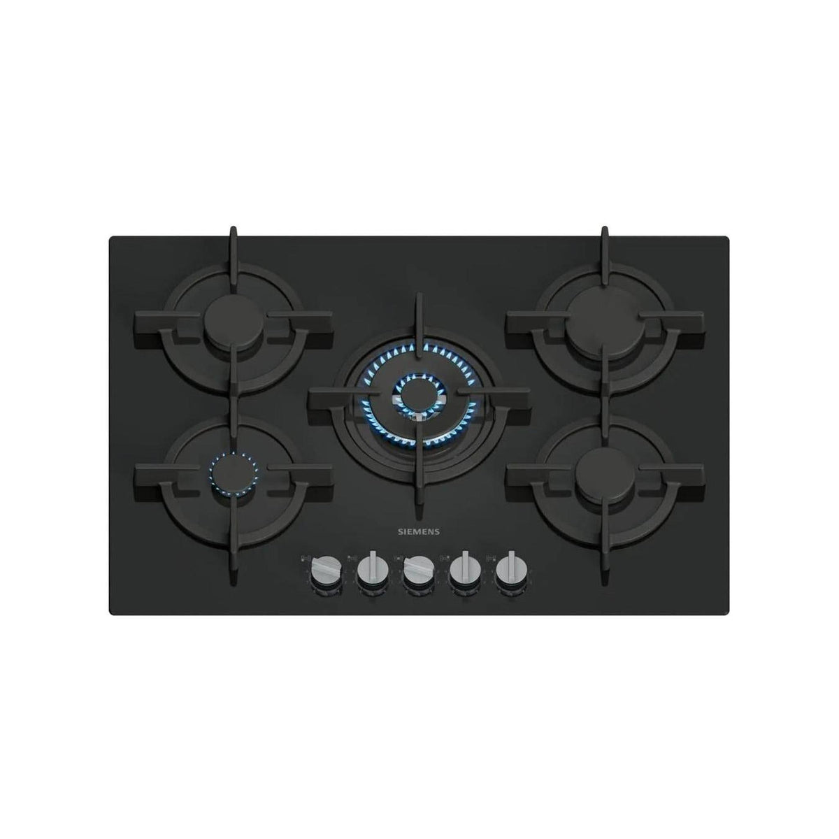 SIEMENS EP7A6QI10 PIANO COTTURA DA INCASSO 75CM 5 FUOCHI A GAS NERO