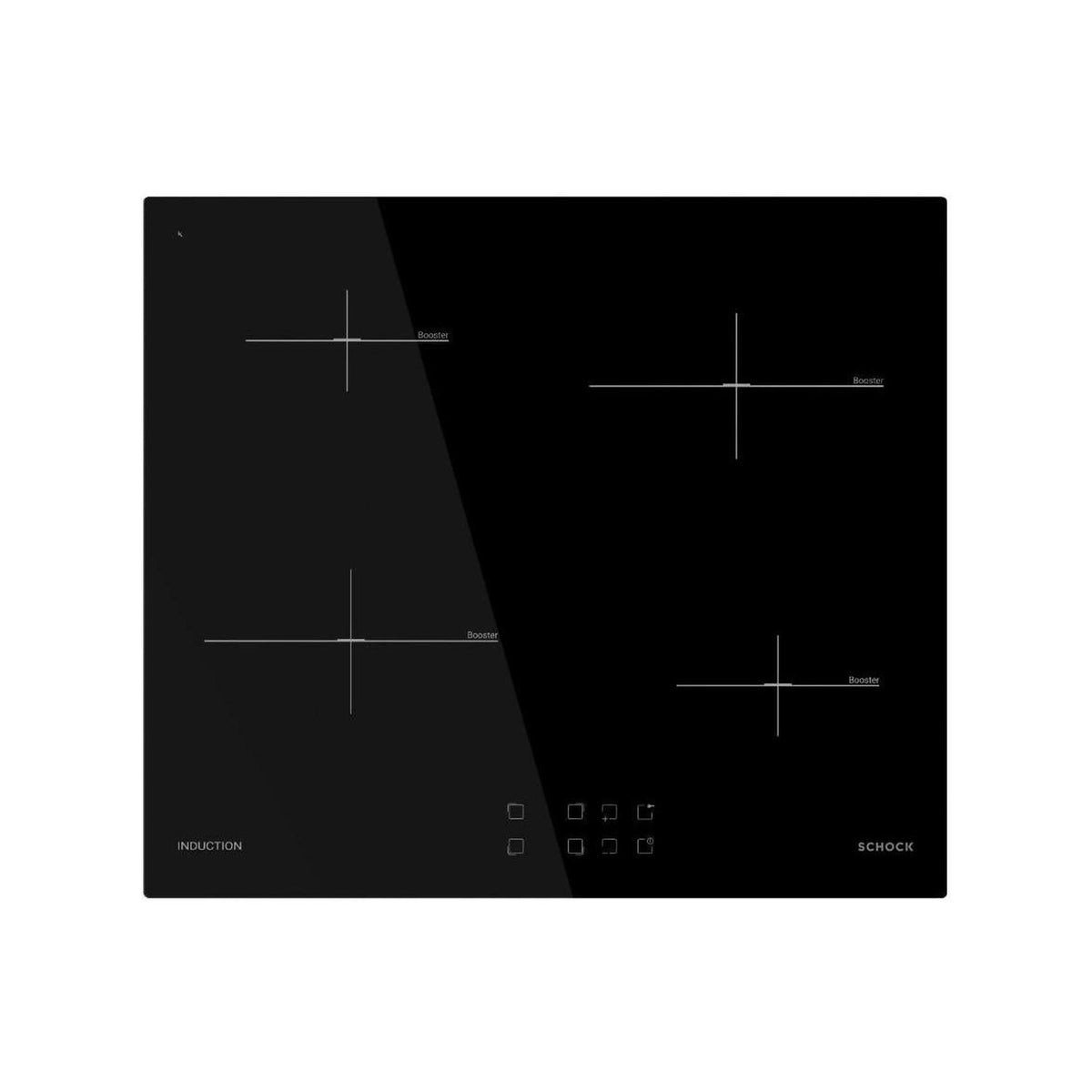 SCHOCK PC60 BRIDGE STIB64BK2 PIANO COTTURA A INDUZIONE 60CM 4 ZONE COTTURA - NERO