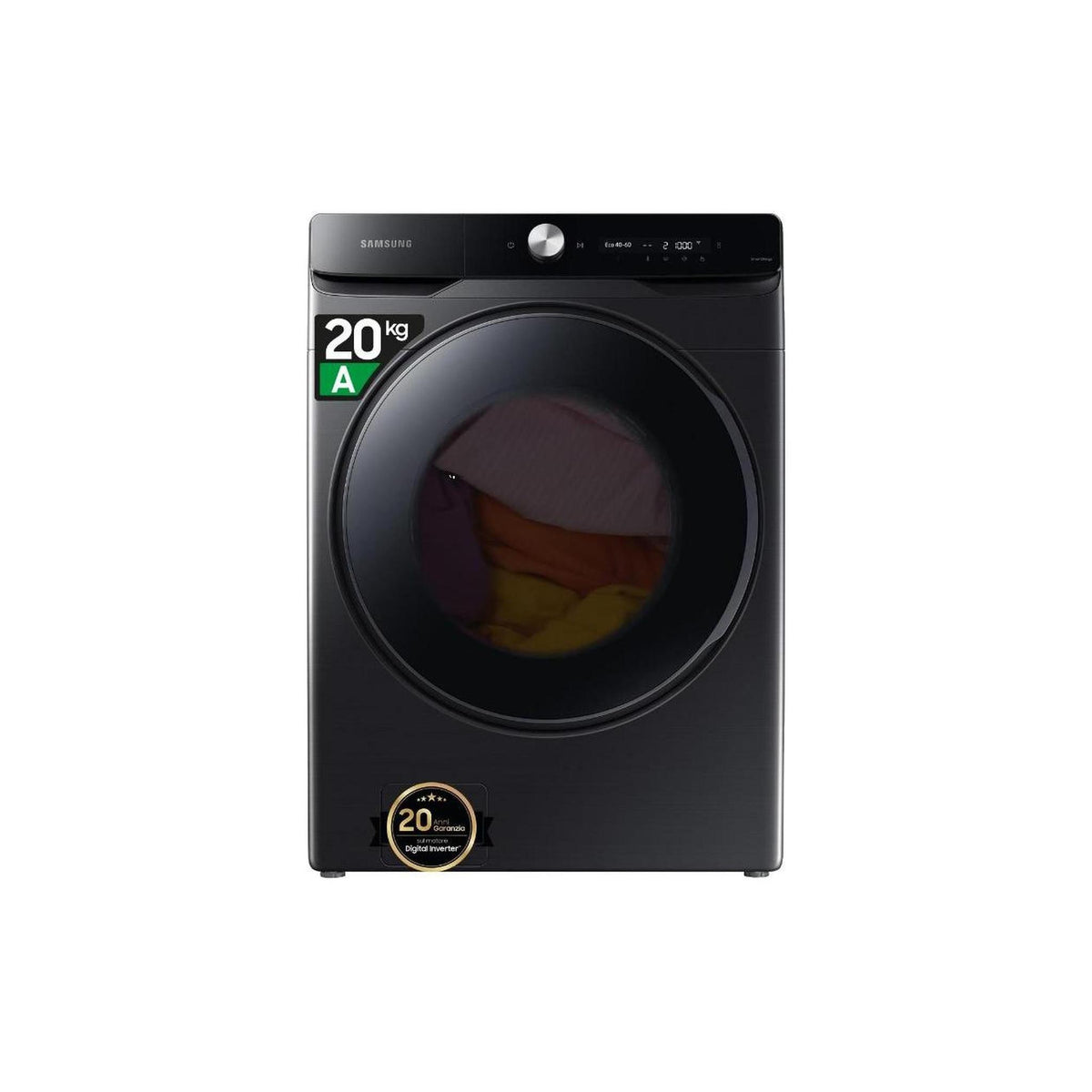 SAMSUNG WF20DG8650BV/U3 LAVATRICE 20KG 1000 GIRI CLASSE A COLORE NERO