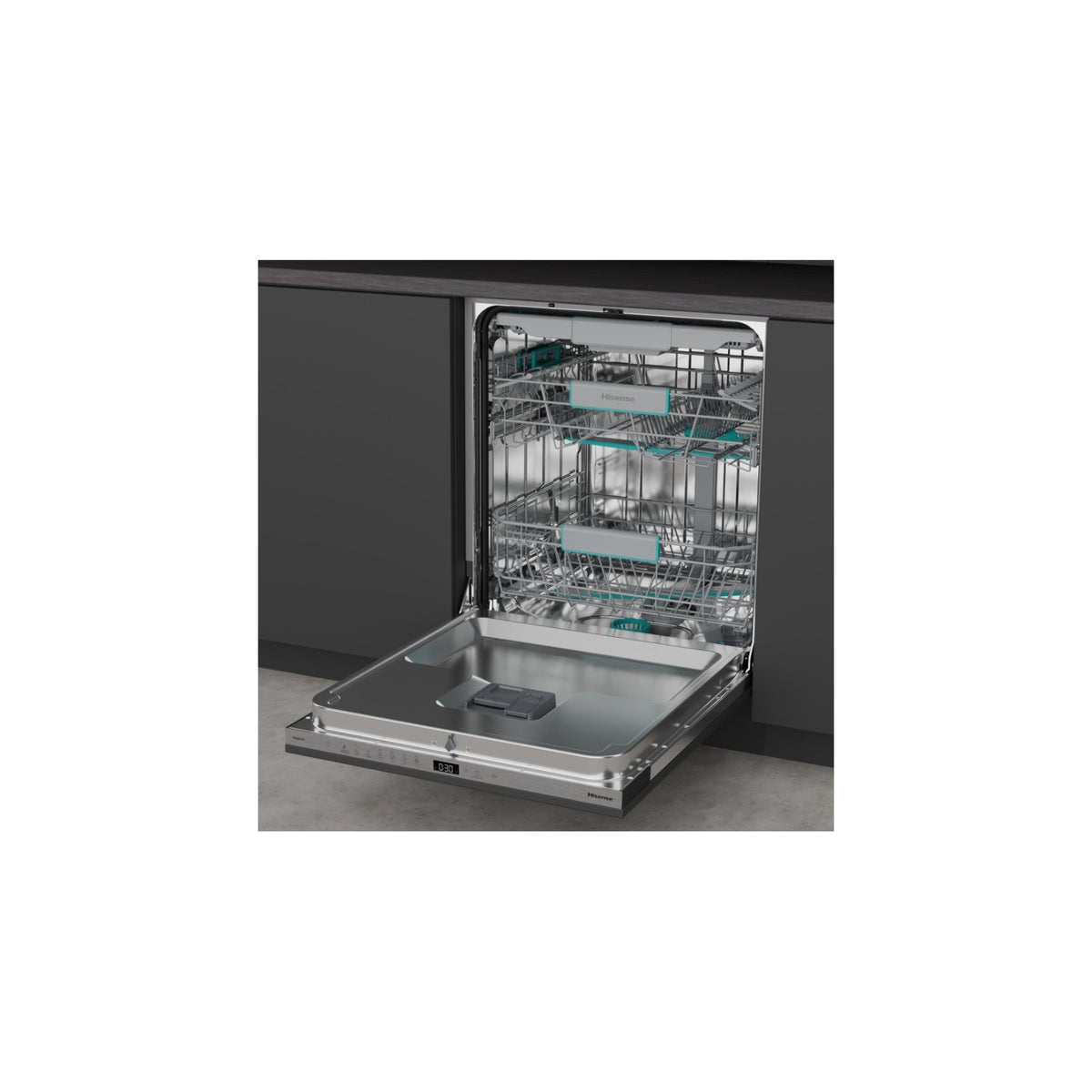 HISENSE HV16C LAVASTOVIGLIE DA INCASSO A SCOMPARSA TOTALE 16 COPERTI CLASSE C