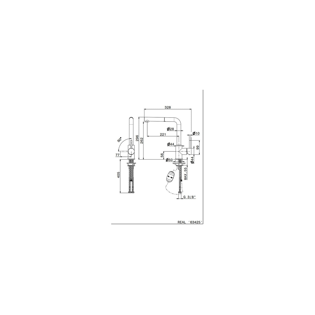 NEWFORM 63425.59.067 REAL MISCELATORE BRONZO