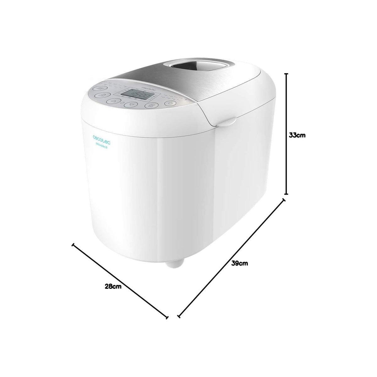 CECOTEC BREAD E CO 1000 DELICIOUS MACCHINA PER IL PANE 550W CAPACITA' MAX 1KG - BREADCO1000DELICIOUS