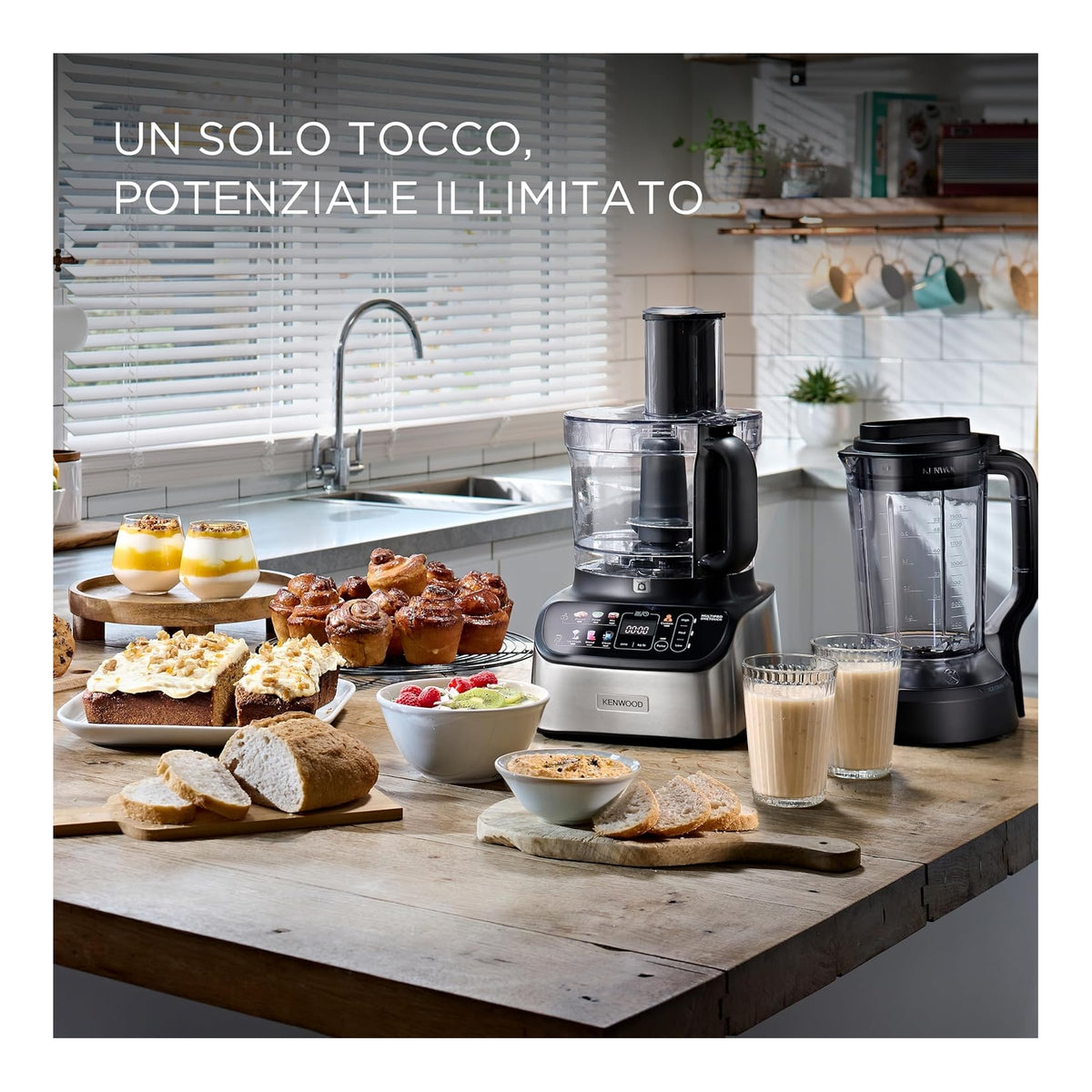 KENWOOD FDM73.850SS ROBOT DA CUCINA 1000W CAPACITA' 3 LT - FDM73850SS