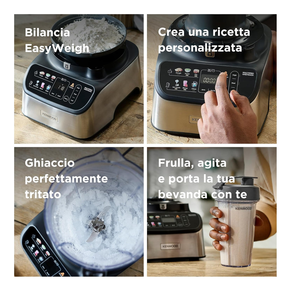 KENWOOD FDM73.850SS ROBOT DA CUCINA 1000W CAPACITA' 3 LT - FDM73850SS