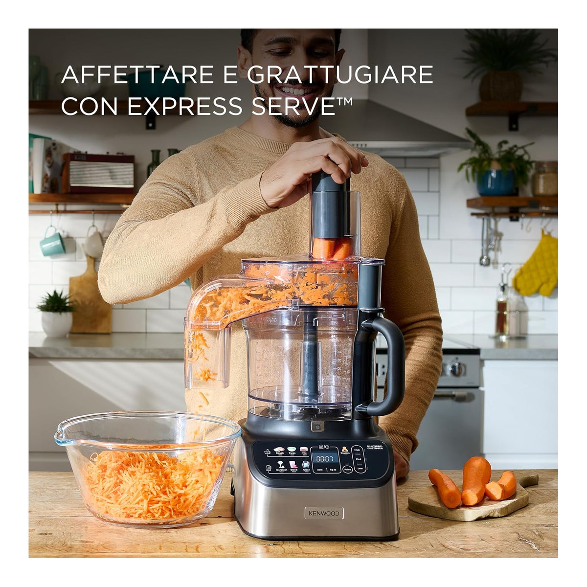 KENWOOD FDM73.850SS ROBOT DA CUCINA 1000W CAPACITA' 3 LT - FDM73850SS