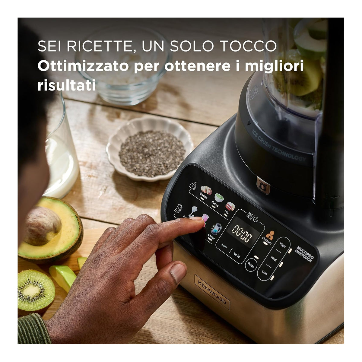 KENWOOD FDM73.850SS ROBOT DA CUCINA 1000W CAPACITA' 3 LT - FDM73850SS