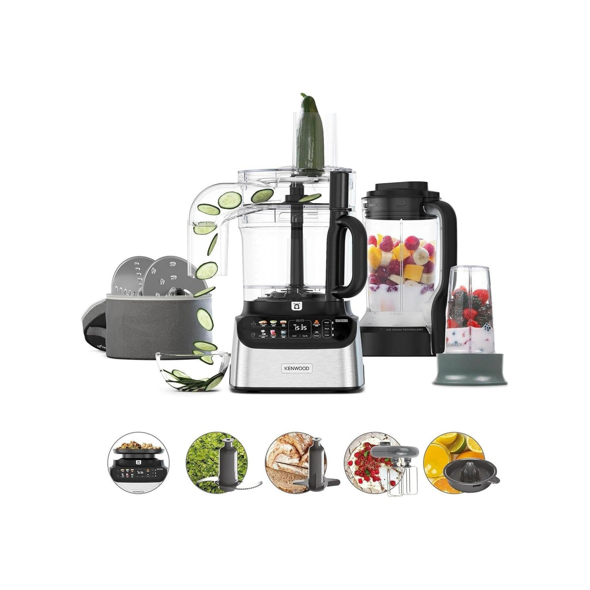 KENWOOD FDM73.850SS ROBOT DA CUCINA 1000W CAPACITA' 3 LT - FDM73850SS