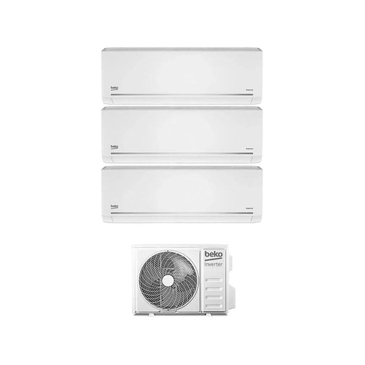 BEKO BGMPO 271 KIT CLIMATIZZATORE TRIAL SPILT 9000 + 9000 + 12000 BTU INVERTER CLASSE A++/A+