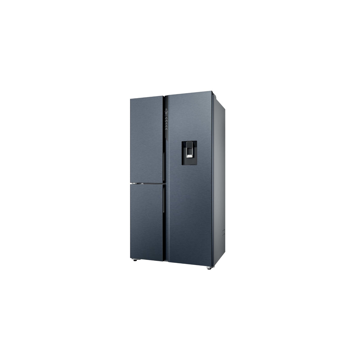 HAIER HSPR79F18EWMB FRIGORIFERO SIDE BY SIDE 3 PORTE 573LT NO FROST DISPENSER CLASSE E NERO SPAZZOLATO
