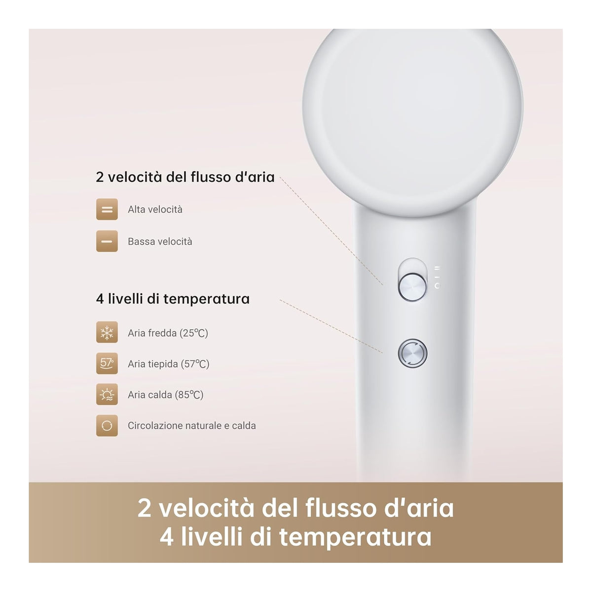 DREAME DREHD12A-GR ASCIUGACAPELLI - HD12A-GR