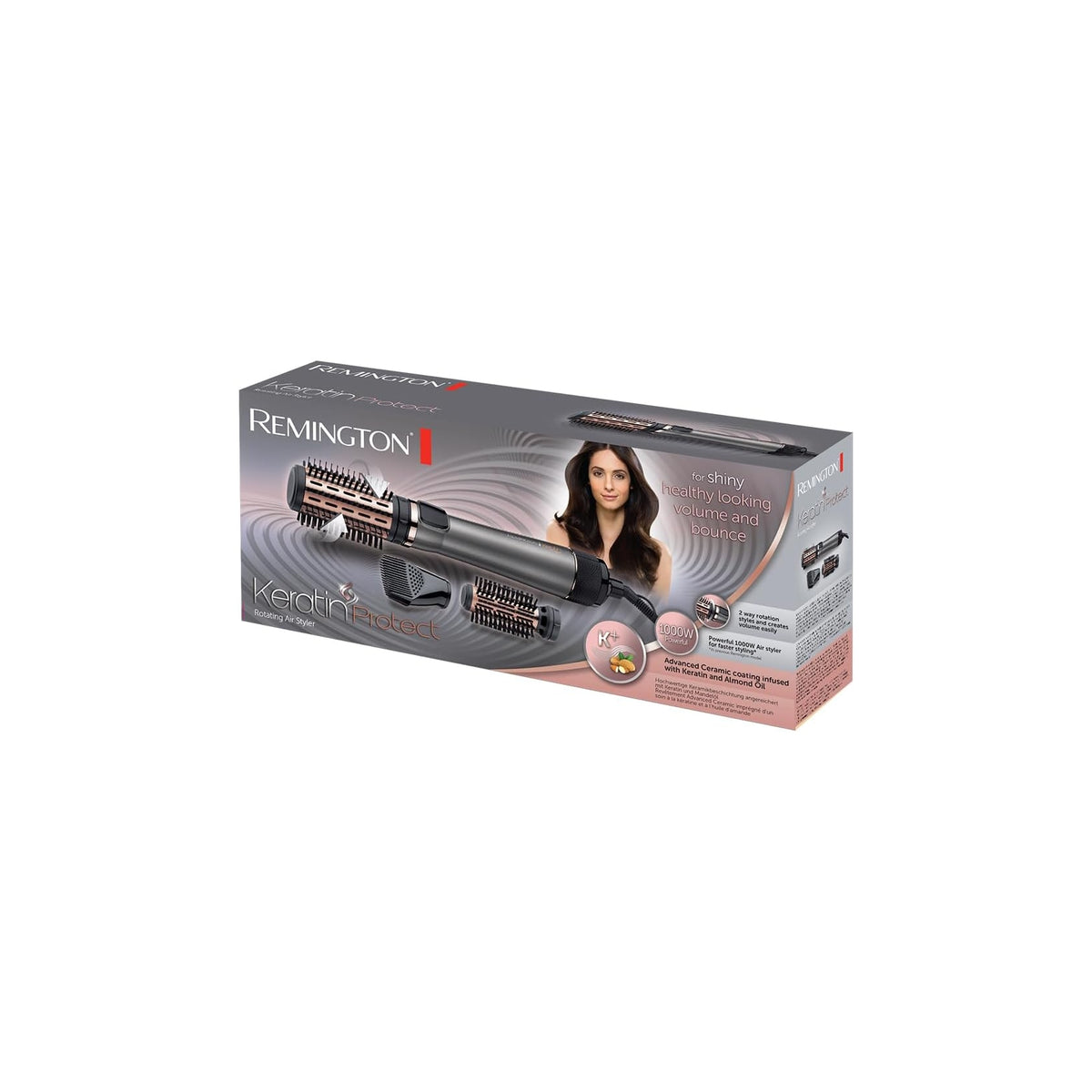 REMINGTON AS8810 SPAZZOLA ROTANTE AD ARIA KERATIN PROTECT