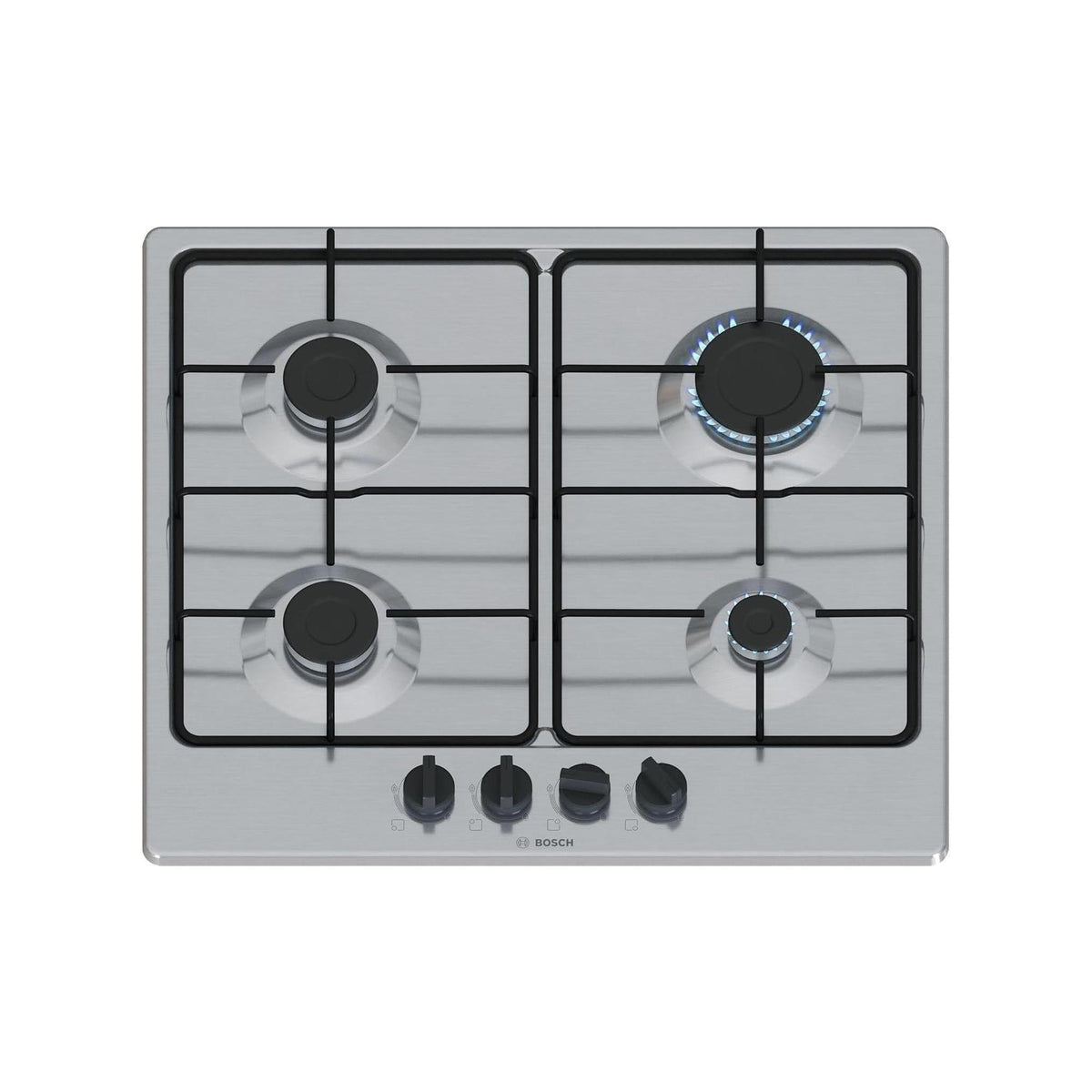BOSCH PGP6B5K85 PIANO COTTURA DA INCASSO 60CM 4 FUOCHI A GAS INOX