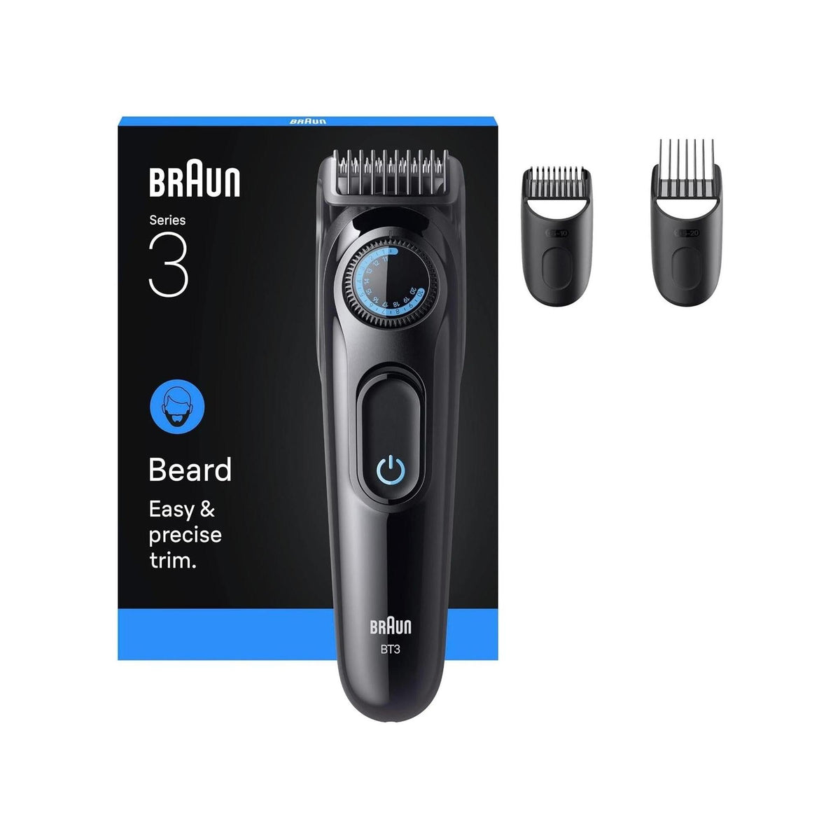 BRAUN BT3520 REGOLABARBA SERIE 3 RICARICABILE