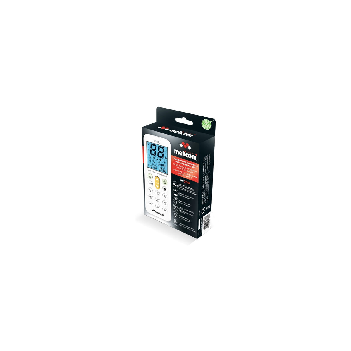 MELICONI AC200 TELECOMANDO UNIVERSALE PER CLIMATIZZATORI - 802102