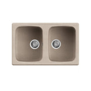 ELLECI MASTER 350 LGM35051 LAVELLO 2 VASCHE 79x50CM - AVENA
