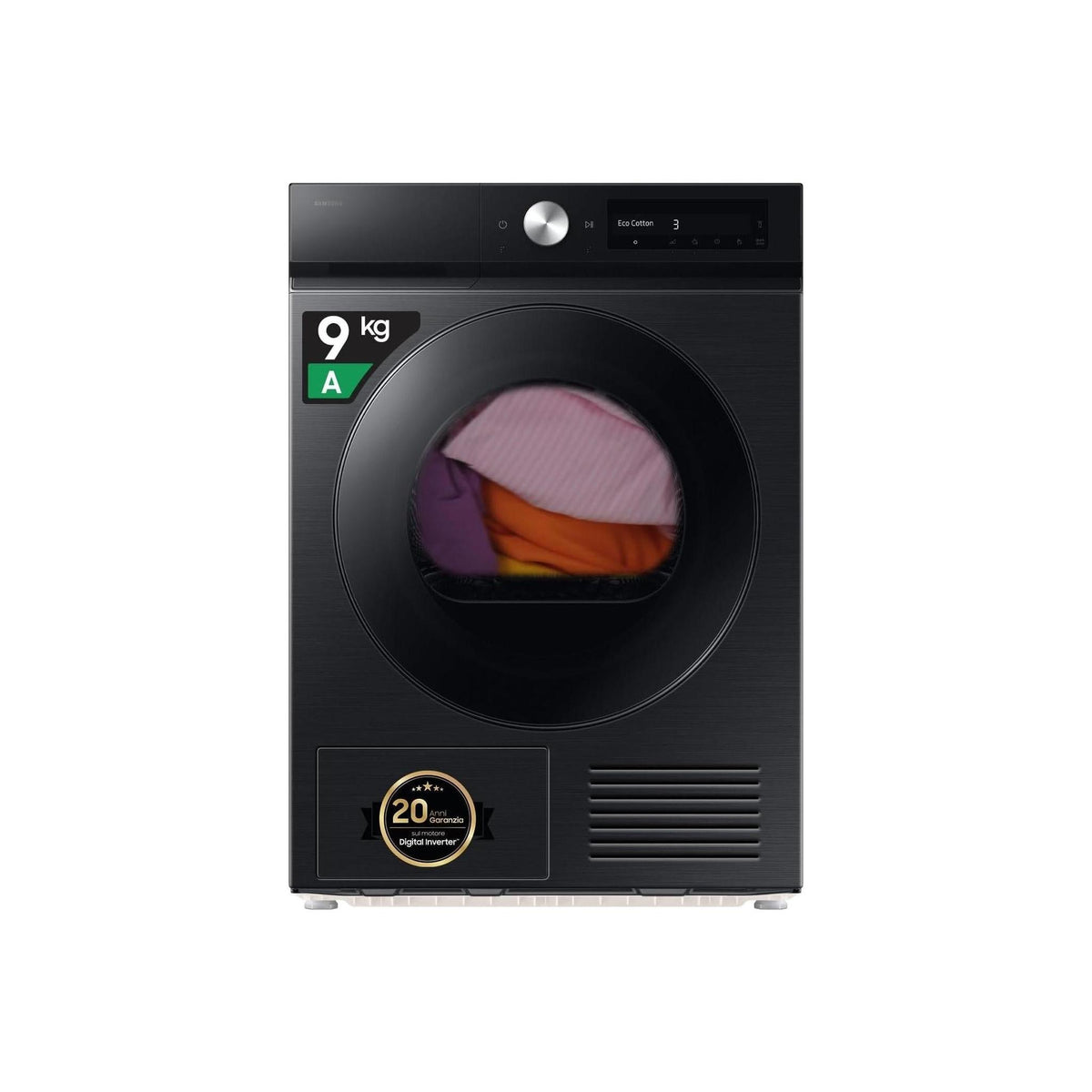 SAMSUNG DV90DB7845GBU3 ASCIUGATRICE 9KG WIFI BESPOKE AI CLASSE A COLORE NERO