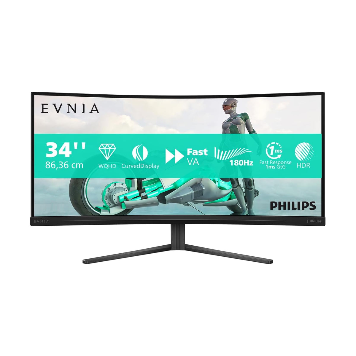 PHILIPS 34M2C3500L/00 MONITOR DA GAMING 34'' FHD