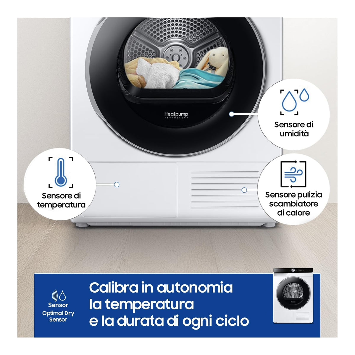 SAMSUNG DV90DG6845LKU3 ASCIUGATRICE 9KG WIFI CLASSE A - PROMO