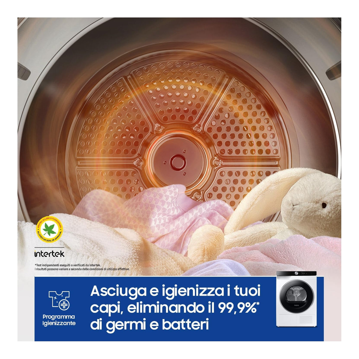 SAMSUNG DV90DG6845LKU3 ASCIUGATRICE 9KG WIFI CLASSE A - PROMO