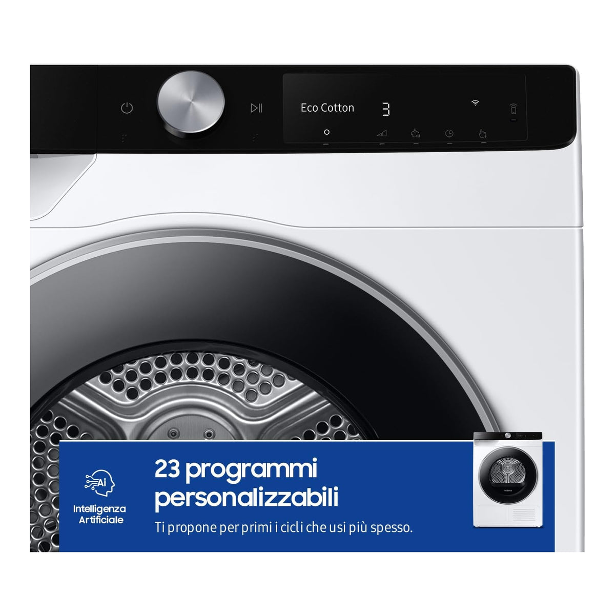 SAMSUNG DV90DG6845LKU3 ASCIUGATRICE 9KG WIFI CLASSE A - PROMO