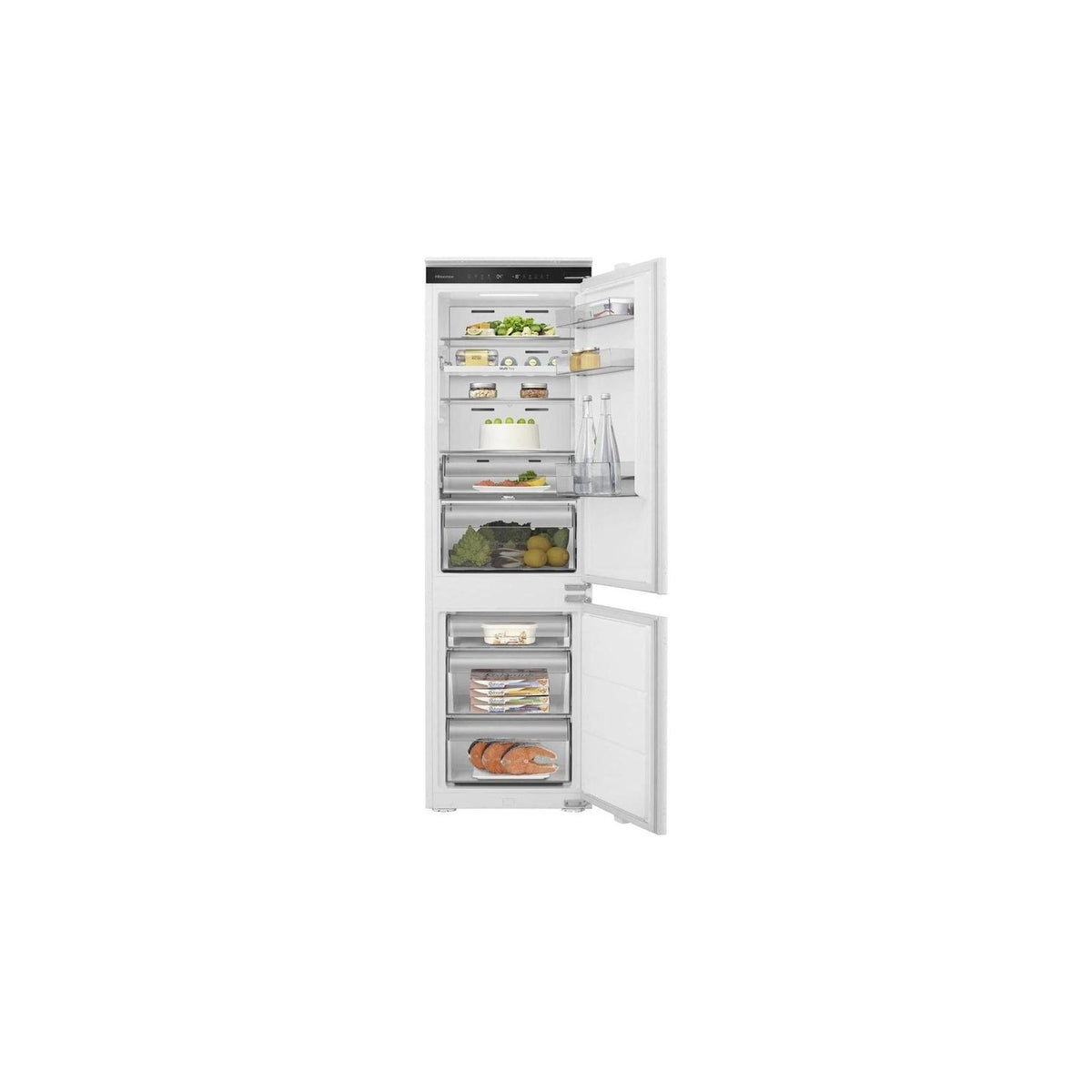 HISENSE RB3B250SEWE1 FRIGORIFERO COMBINATO DA INCASSO NO FROST 252 LT CLASSE E