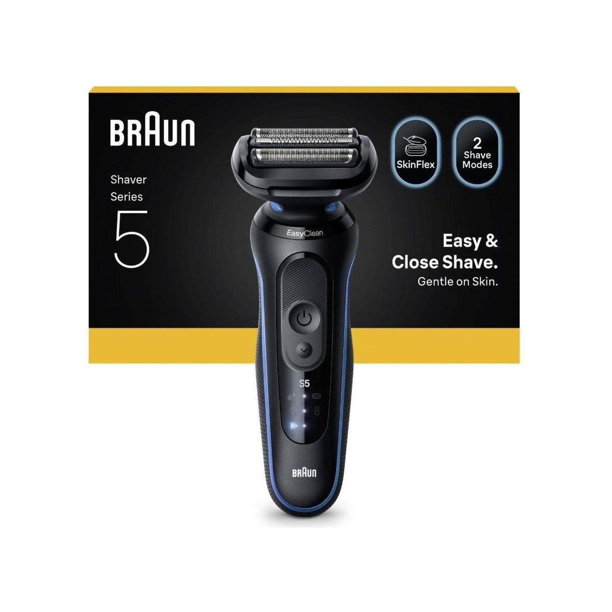 BRAUN SHAVER 52-B1000S RASOIO SERIE 5 RICARICABILE WET E DRY