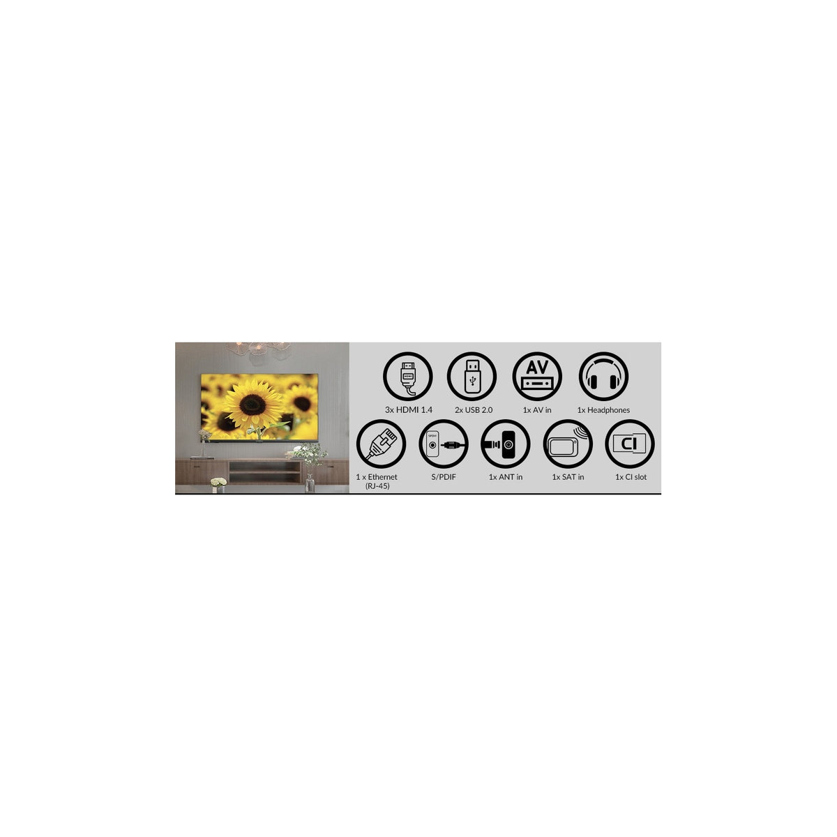 STRONG SRT40FD5553 TV LED 40'' FULL HD SMART TV