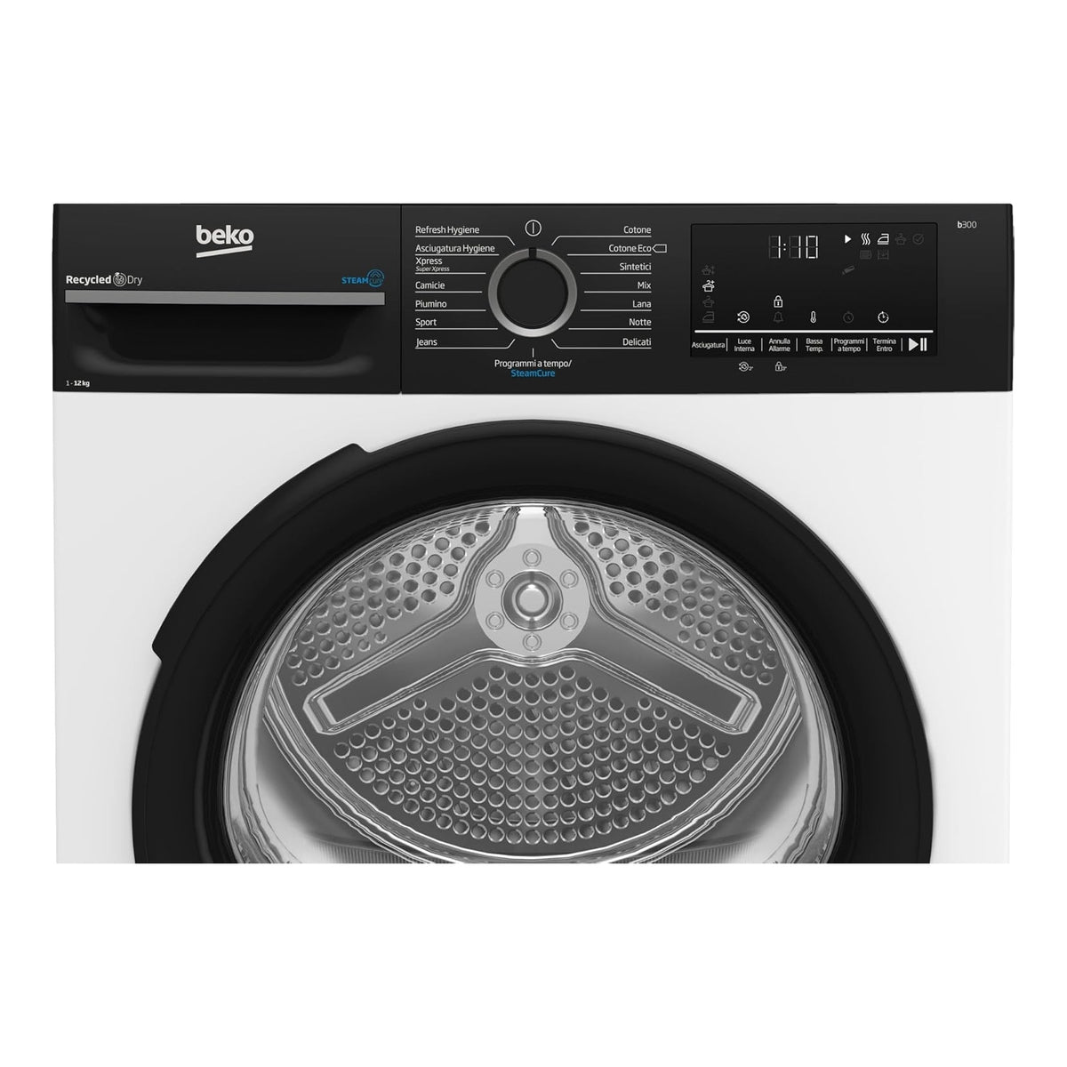 BEKO BMGT4122SBI ASCIUGATRICE 12KG MOTORE INVERTER CLASSE E