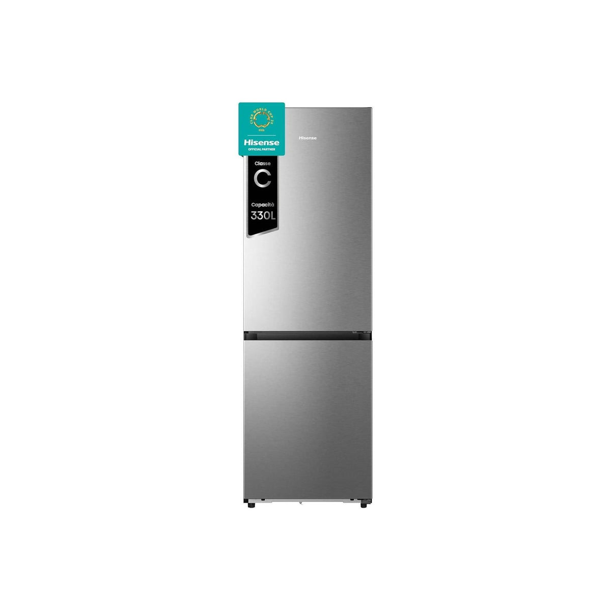 HISENSE RB3K330SAIC FRIGORIFERO COMBINATO NO FROST 330LT KITCHENFIT WIFI CLASSE C INOX