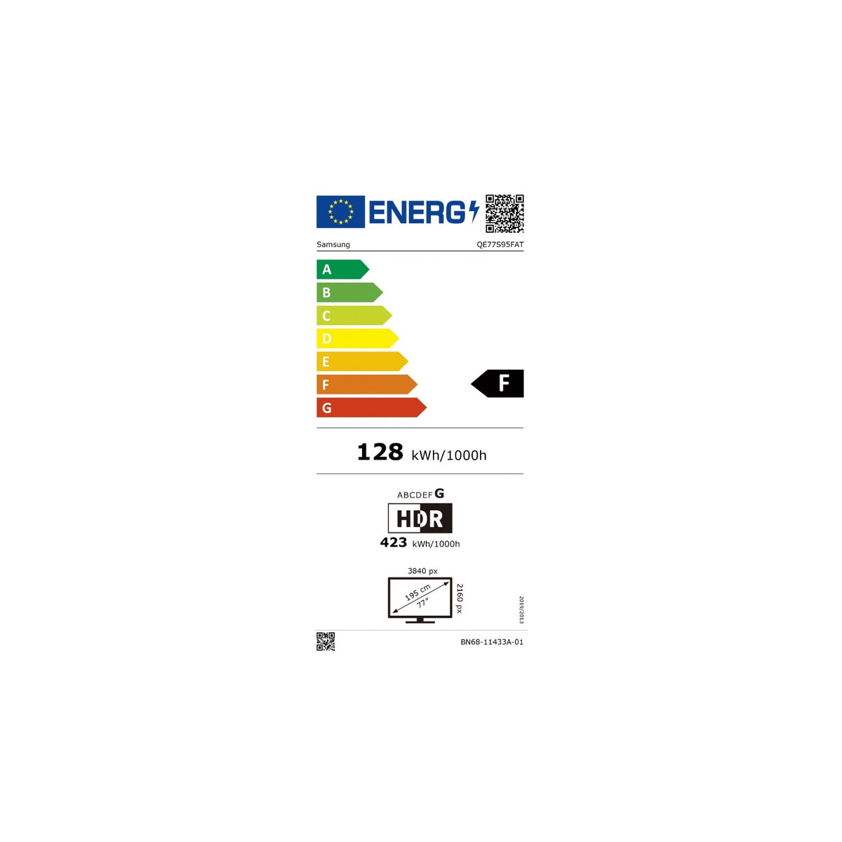 Samsung QE77S95FATXZT Tv Oled 77'' 4K Ultra HD Smart tv