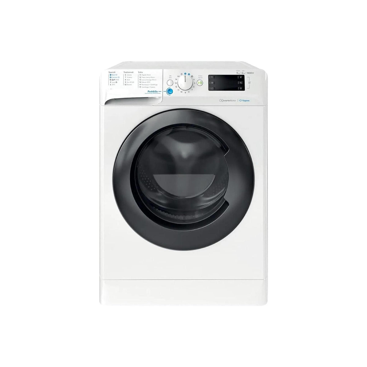 Indesit Lavasciuga 9/6Kg BDE 96436 WKV IT 1400 Giri Vapore Classe A/D - BDE96436WKVIT