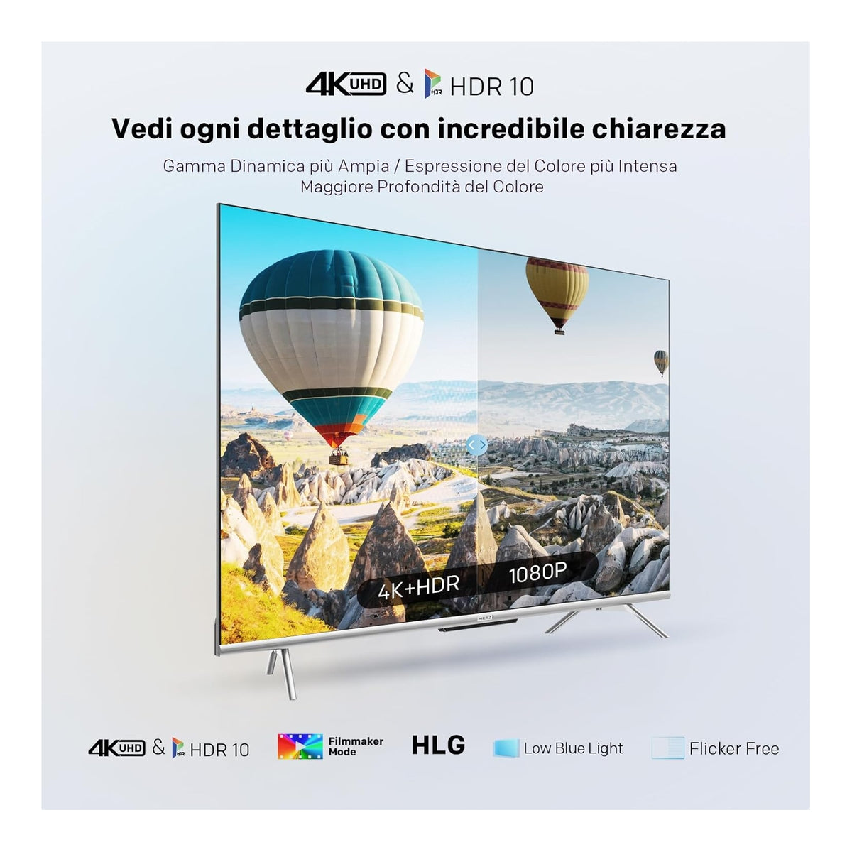Metz Tv 43'' 43MUD7000Z Smart Tv Wifi 4K UHD