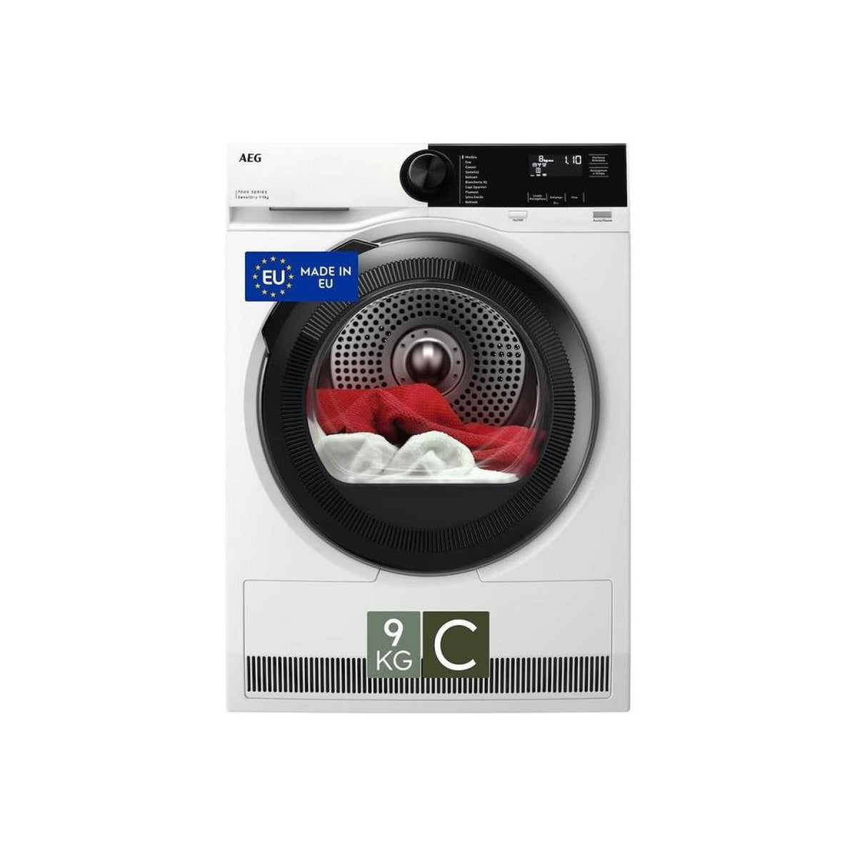 AEG TR7HE9C ASCIUGATRICE A POMPA DI CALORE 9KG SENSIDRY INVERTER CLASSE C