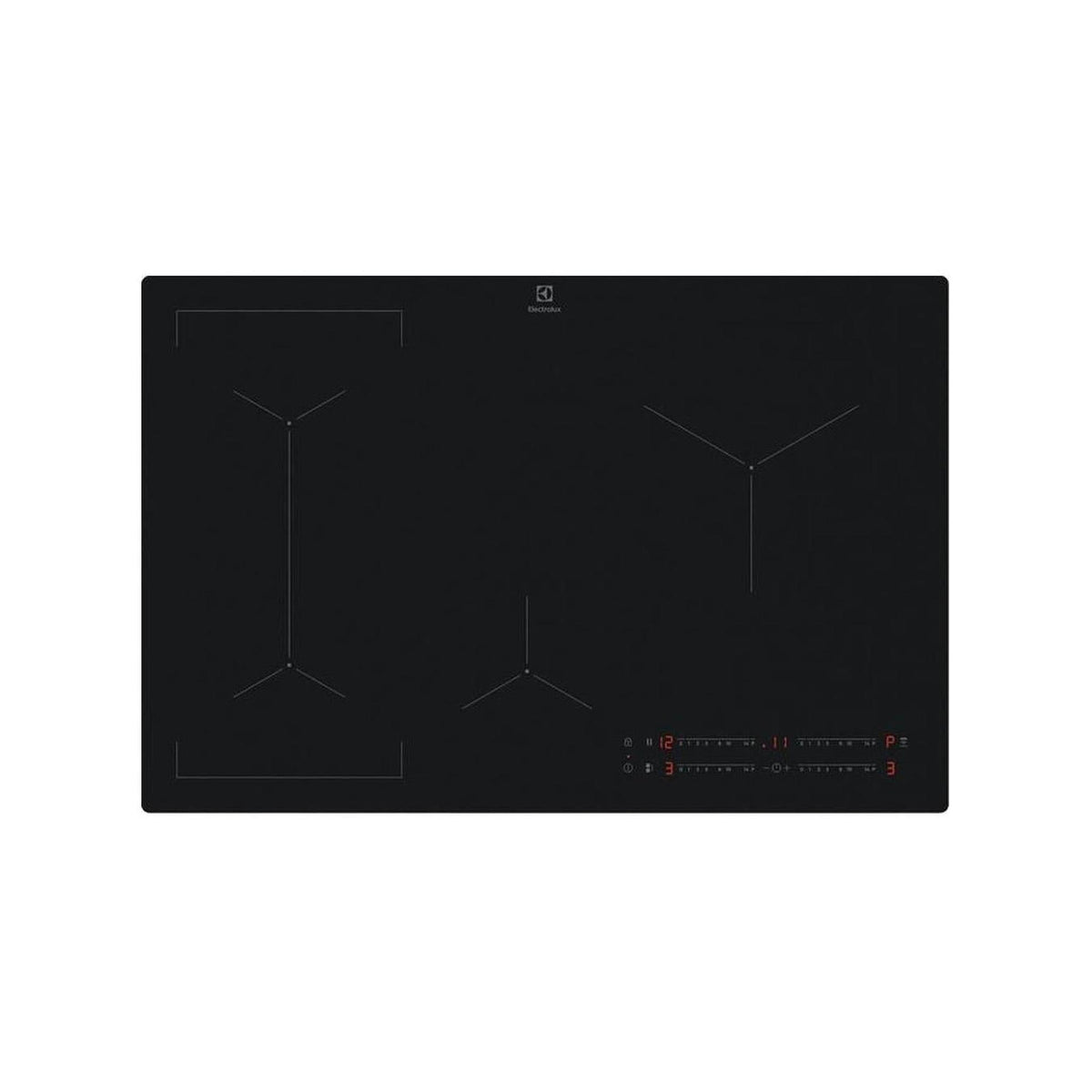 Electrolux EIV83443CT Piano cottura a Induzione 78Cm 4 Zone di cottura Colore Nero