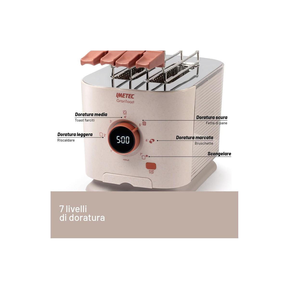 Imetec Tostapane Digitale GRANTOAST - 7504