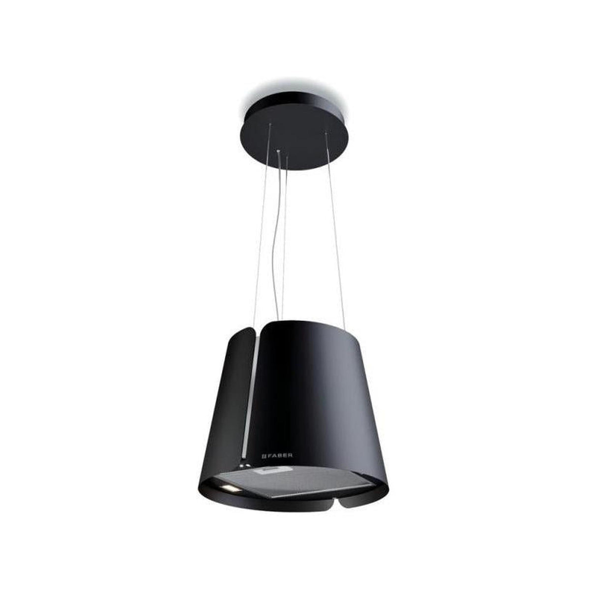 FABER BEAT BK MATT F45/2 CAPPA A ISOLA FILTRANTE 43CM CLASSE A NERO - 345.0612.337