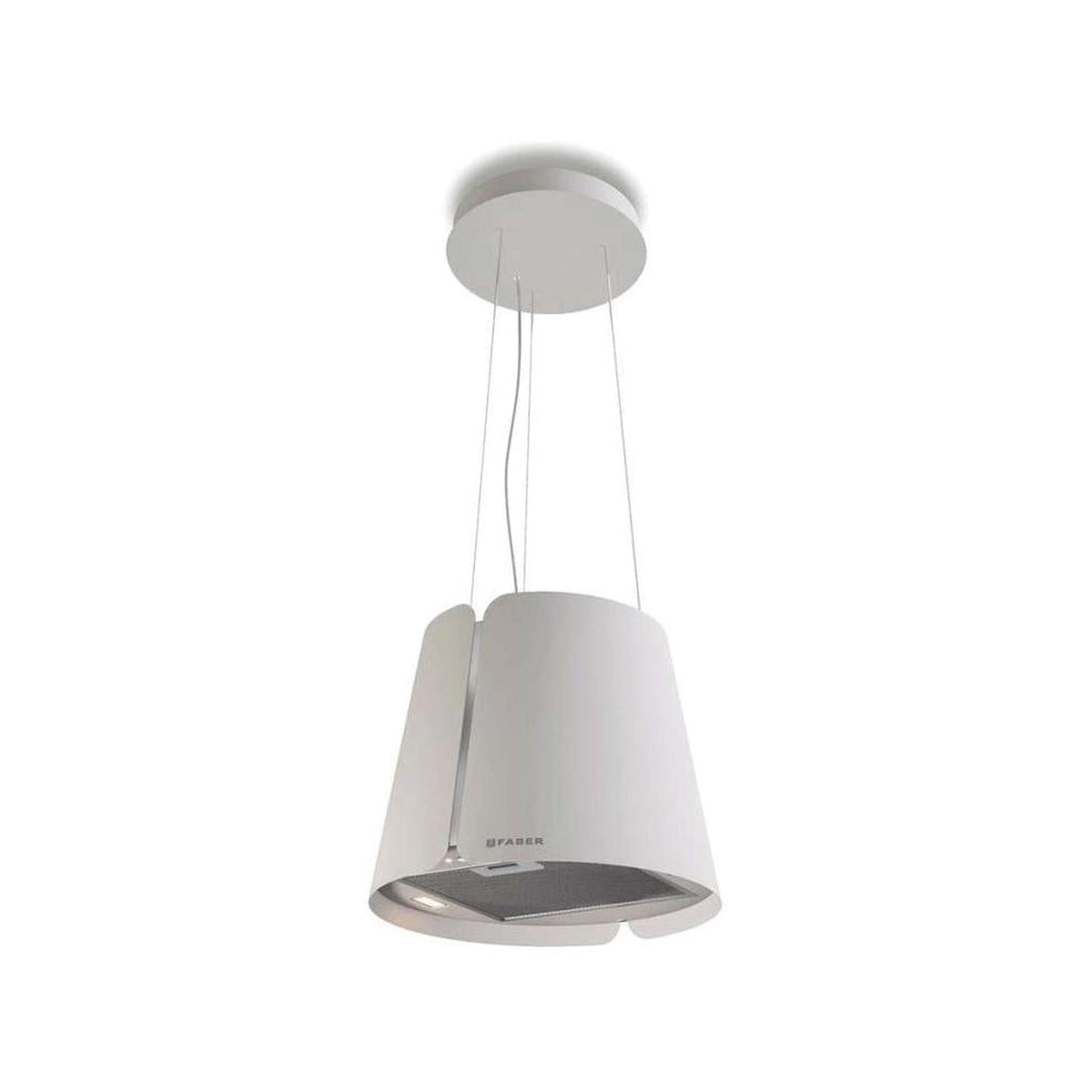 FABER BEAT WH MATT F45/2 CAPPA A ISOLA FILTRANTE 43CM CLASSE A BIANCA - 345.0612.338