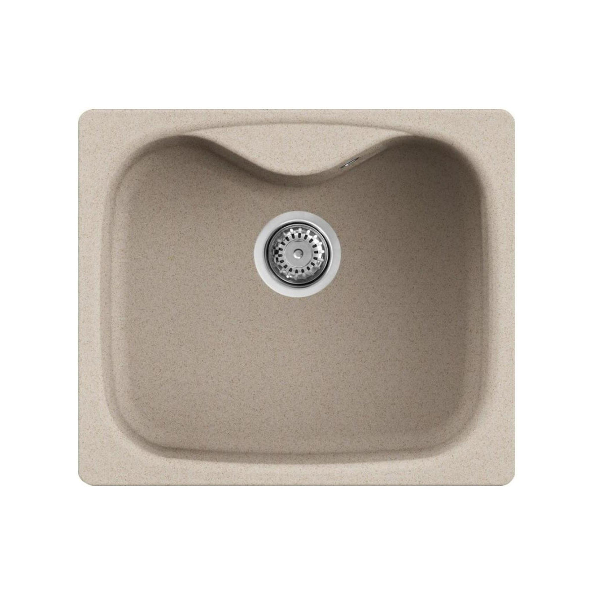 Elleci Lavello Monovasca Fox 200 LGF20051 58x50Cm in Granitek Avena
