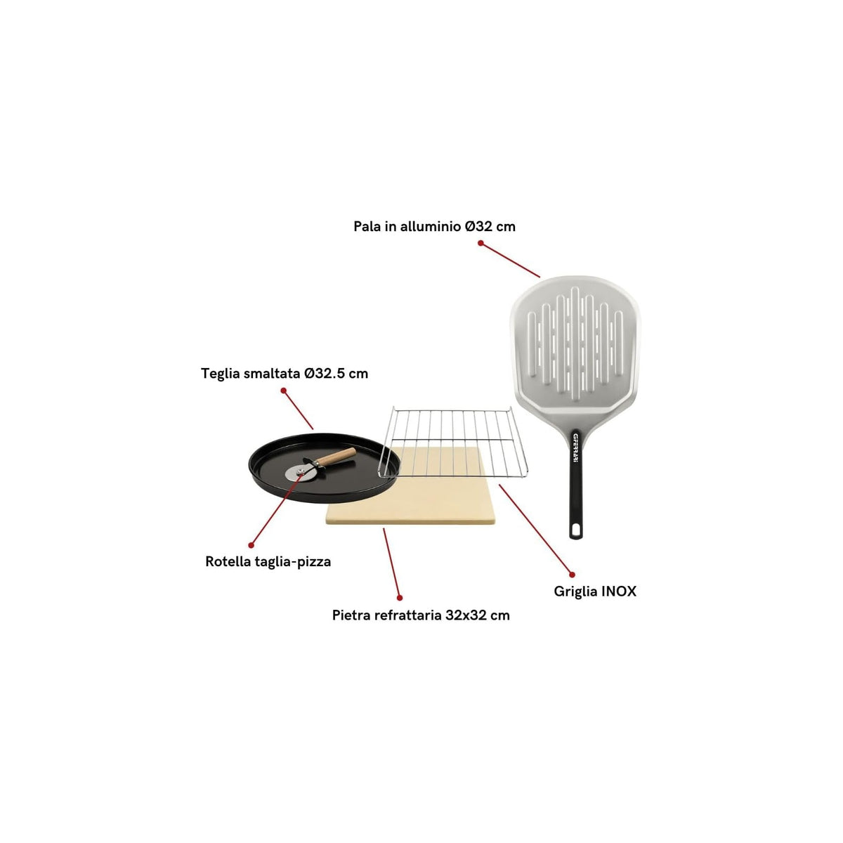 G3 Ferrari G1018600 Forno per Pizza