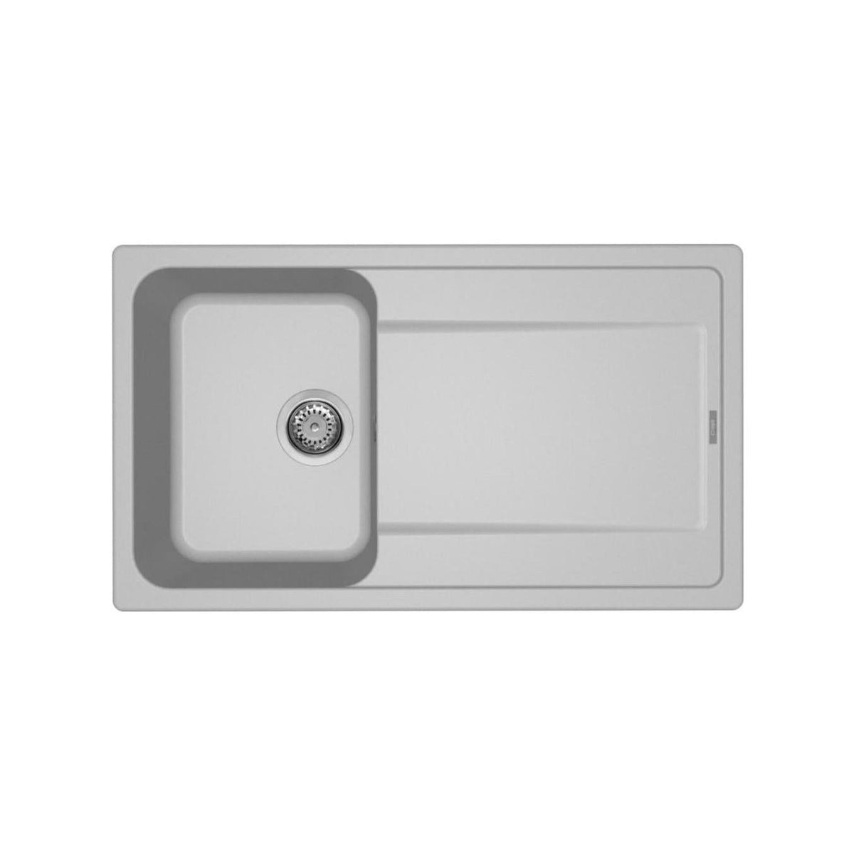 ELLECI LM240079 LIFE 400 LAVELLO 86X50 1 VASCA + GOCCIOLATOIO REVERSIBILE IN GRANITEK NUVOLA