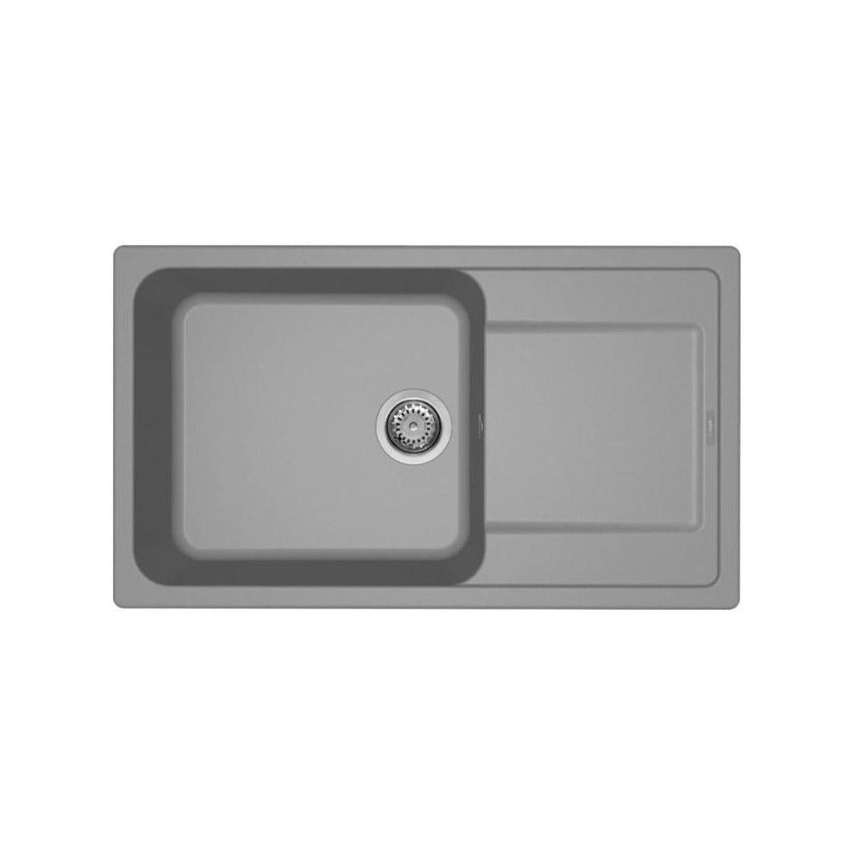 ELLECI LIFE 410 LG241048 LAVELLO 86X50 1 VASCA CON GOCCIOLATOIO REVERSIBILE GRANITEK CEMENTO