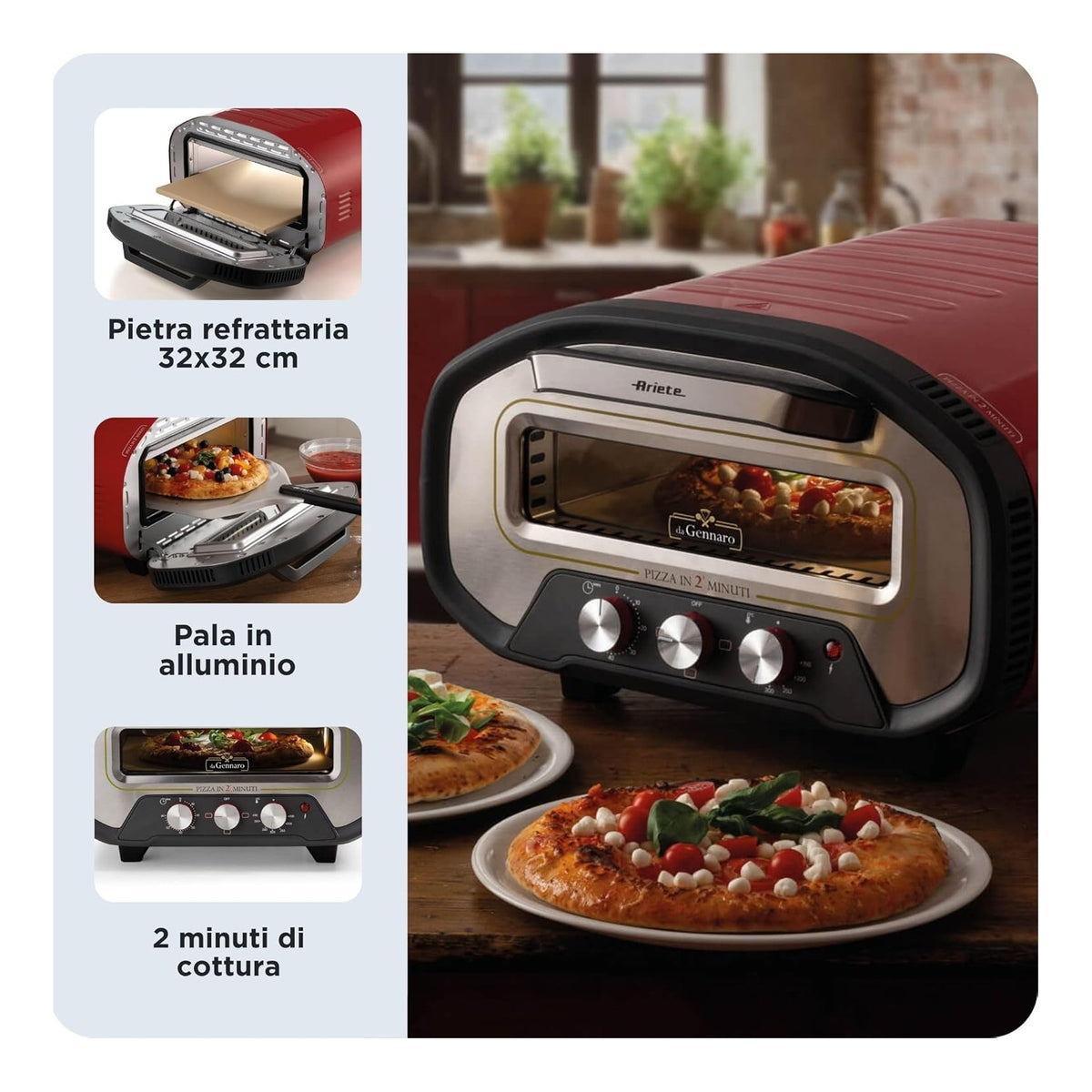 Ariete Da Gennaro Forno Pizza Professionale -  3901ARIETE