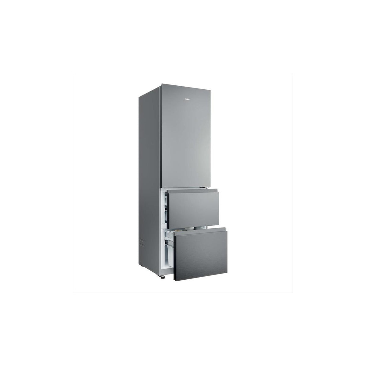 HAIER HTR3518ENMX FRIGORIFERO COMBINATO 303LT NO FROST CLASSE E INOX