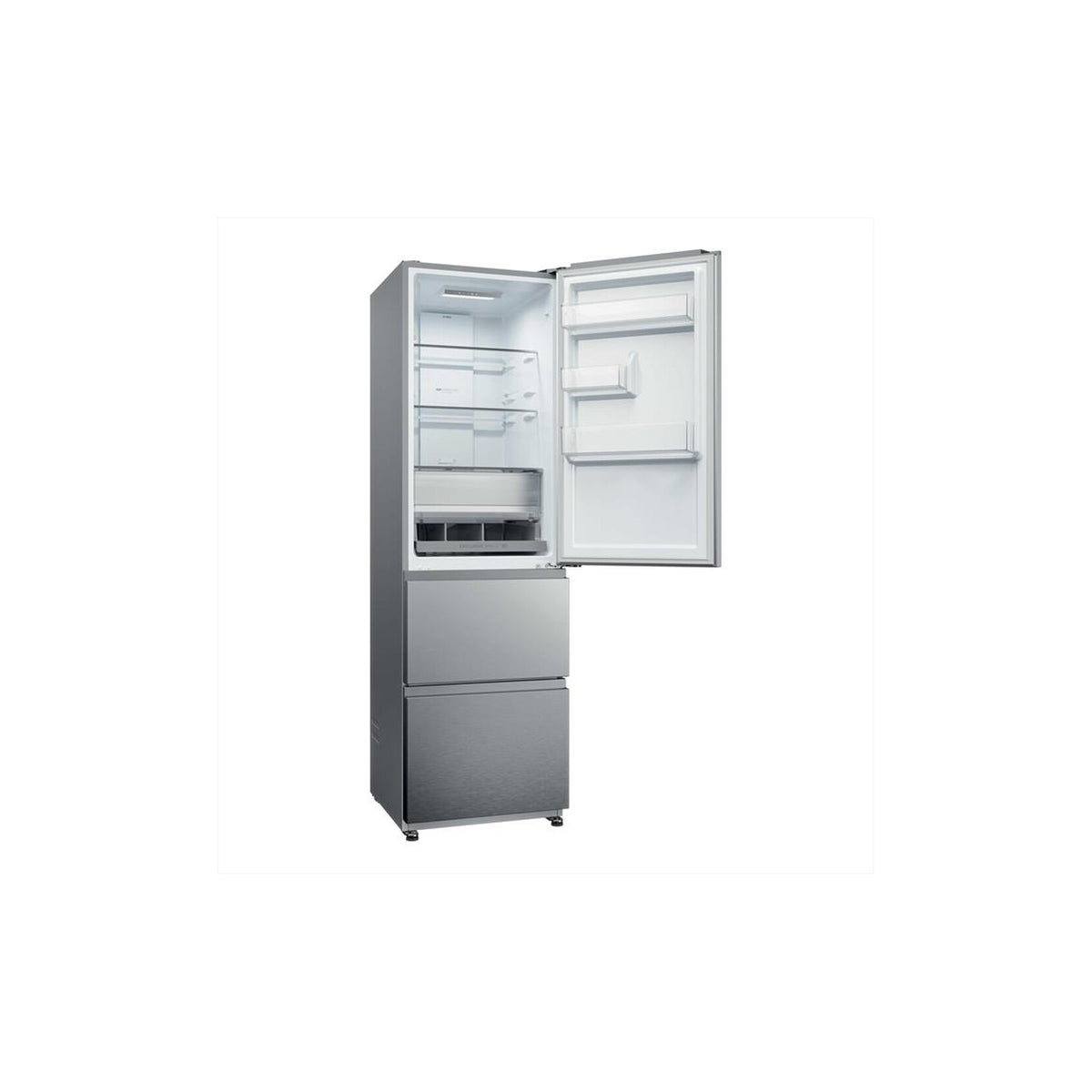 HAIER HTR3518ENMX FRIGORIFERO COMBINATO 303LT NO FROST CLASSE E INOX