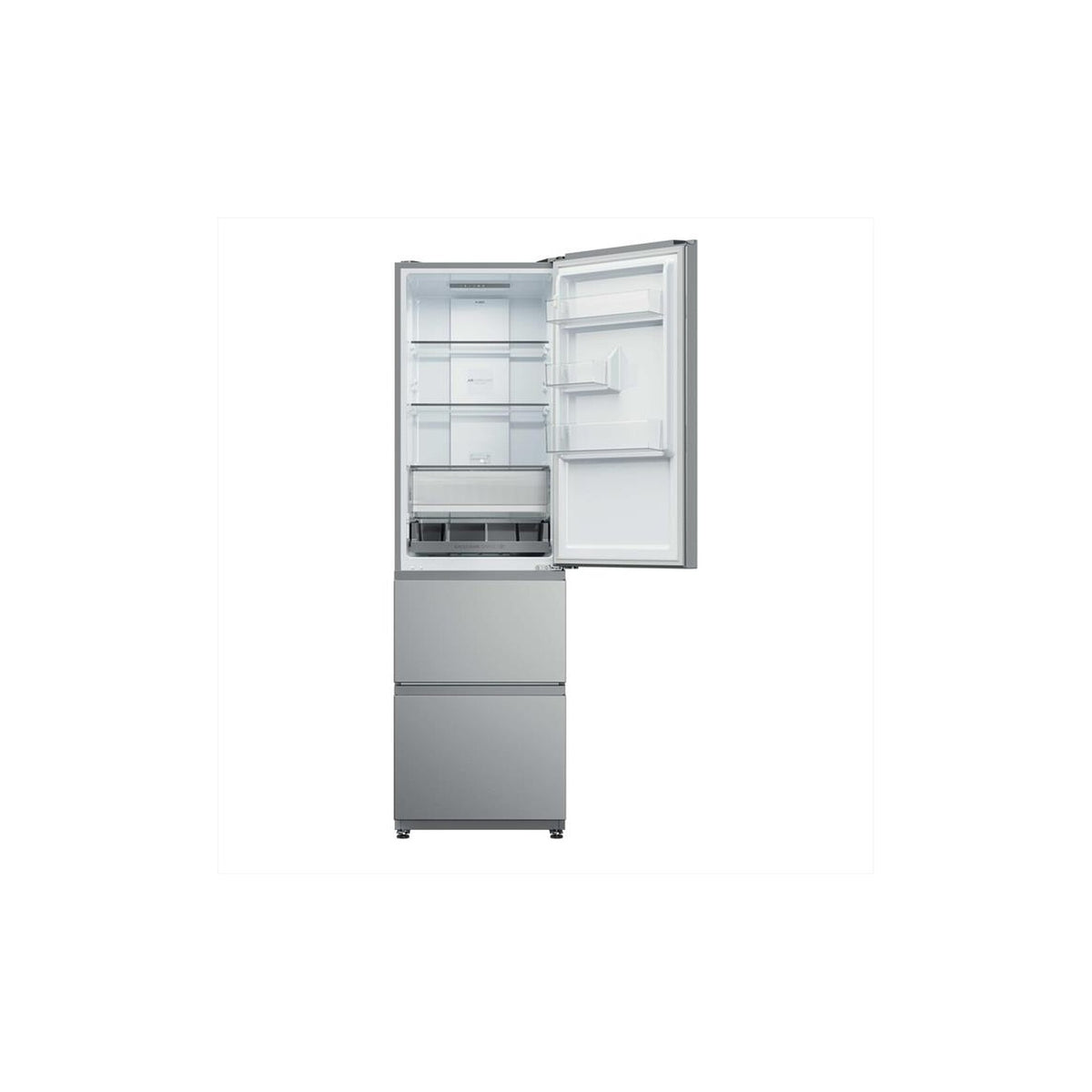 HAIER HTR3518ENMX FRIGORIFERO COMBINATO 303LT NO FROST CLASSE E INOX