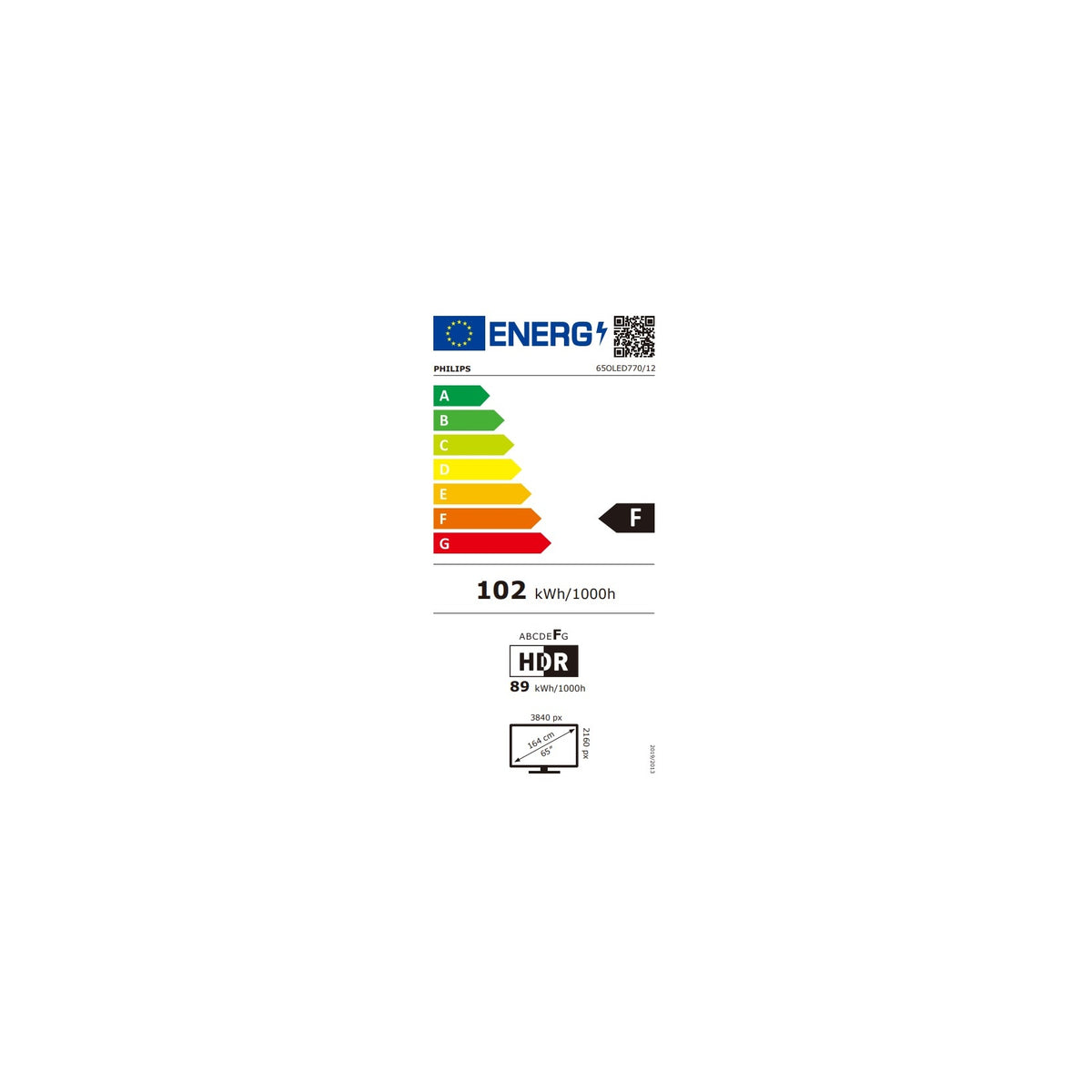 PHILIPS 65OLED770/12 TV OLED 65'' SMART TV ULTRA HD 4K