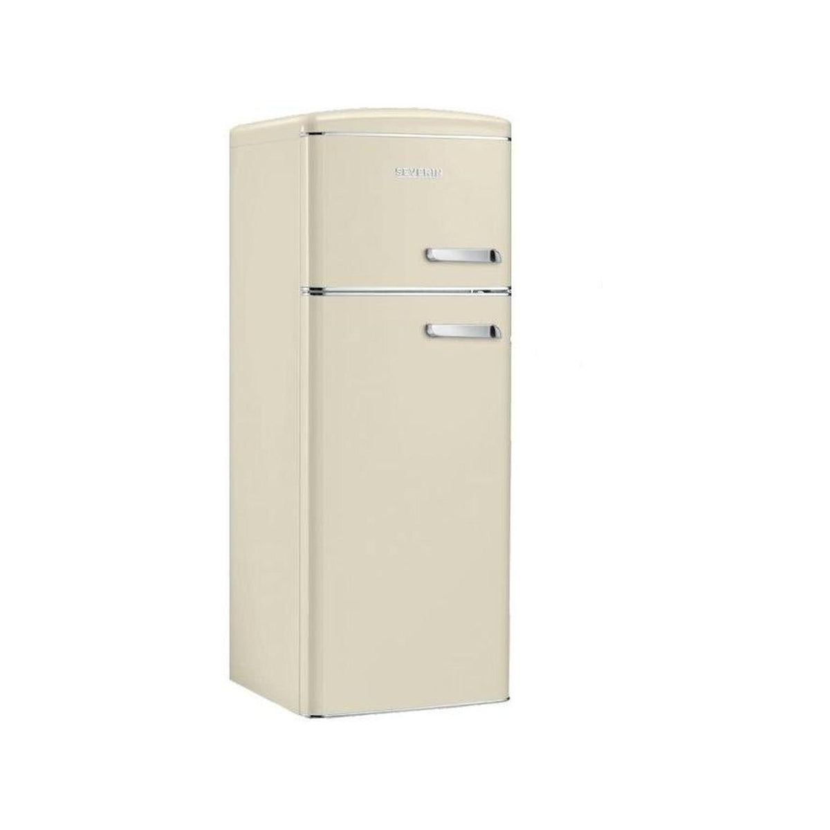 SEVERIN RKG 8903 FRIGORIFERO DOPPIA PORTA RETRO' 208LT CLASSE E CERNIERA A SINISTRA - CREMA