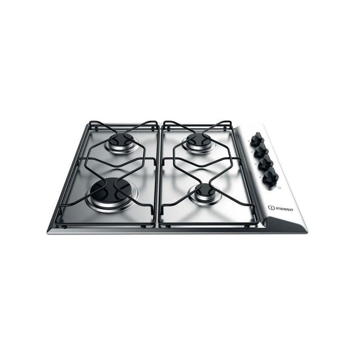 INDESIT PAA 642 IX/I WE PIANO COTTURA DA INCASSO 60CM 4 FUOCHI A GAS INOX - PAA642IX/IWE/1